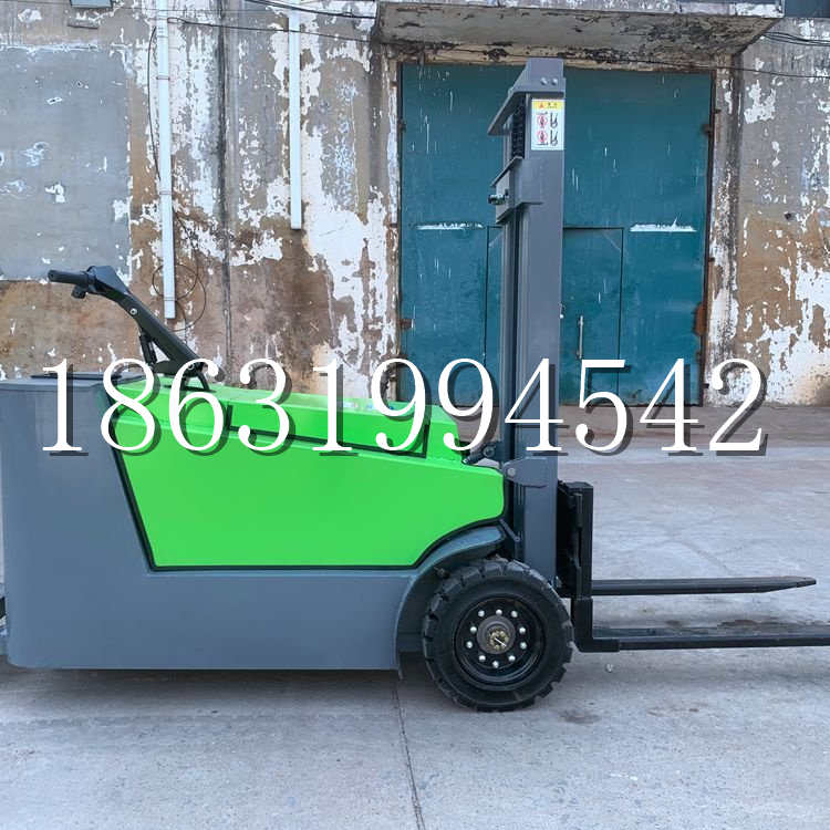 永寿县小型电动叉车1吨2吨步行站驾式电瓶堆高充电装卸车液压升降车铲车